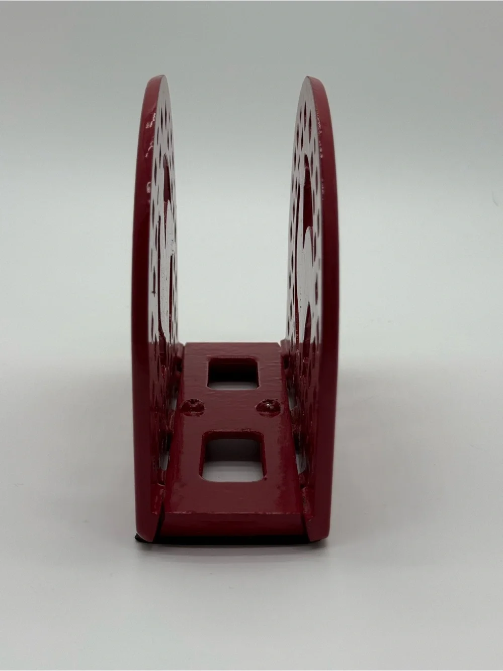 Red Cast Iron Rooster Napkin Holder Farmhouse Kitchen Decor